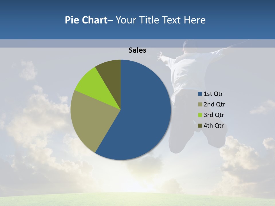 Blue Sunrise Field PowerPoint Template
