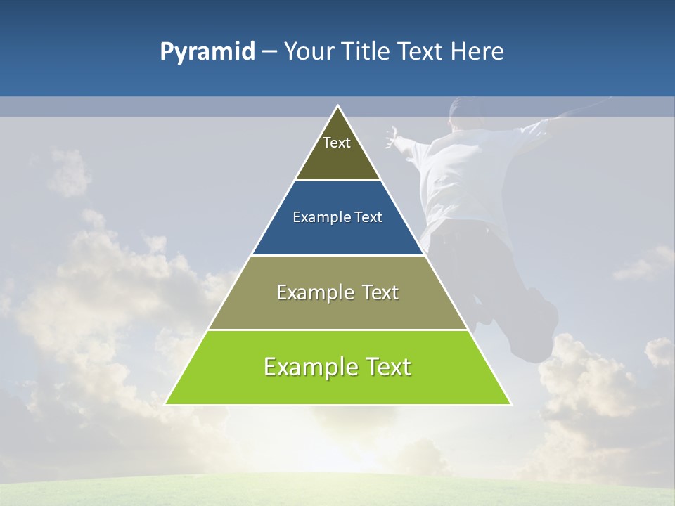 Blue Sunrise Field PowerPoint Template