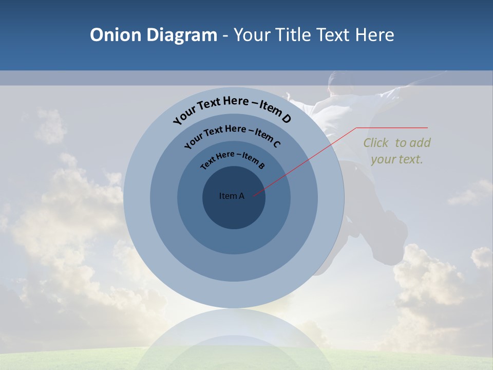 Blue Sunrise Field PowerPoint Template