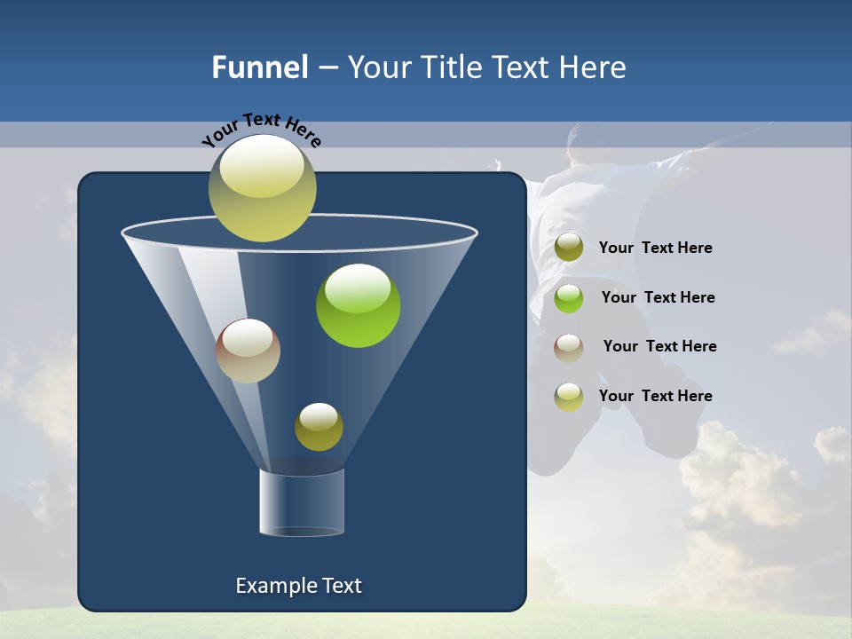 Blue Sunrise Field PowerPoint Template