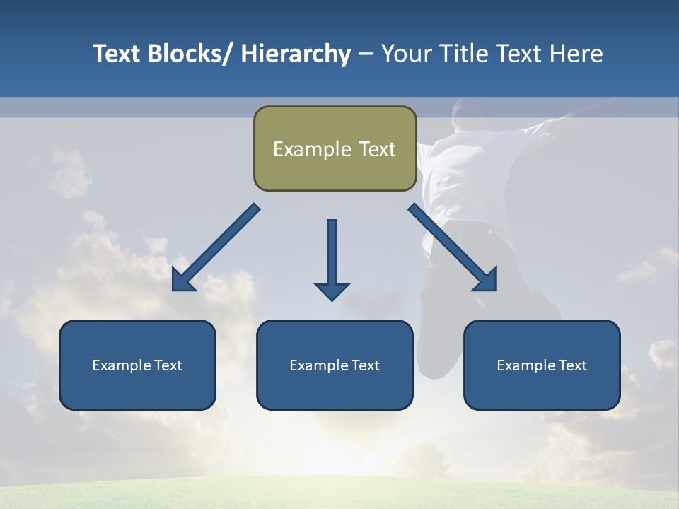 Blue Sunrise Field PowerPoint Template