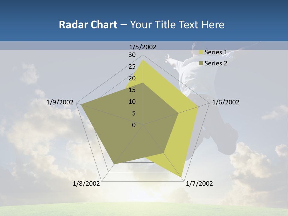 Blue Sunrise Field PowerPoint Template