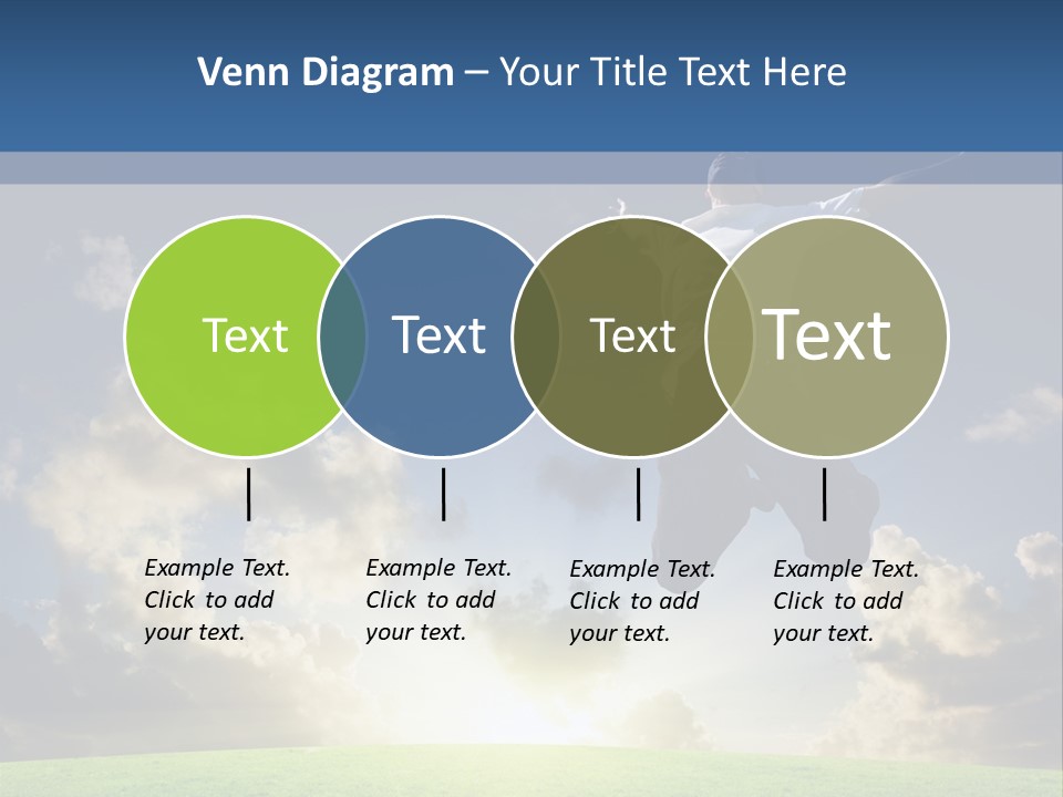 Blue Sunrise Field PowerPoint Template