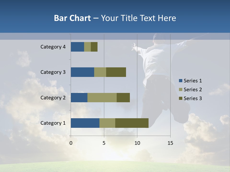 Blue Sunrise Field PowerPoint Template