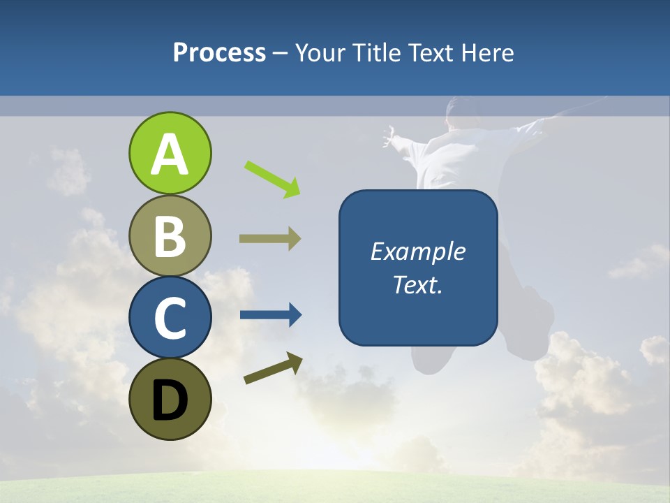 Blue Sunrise Field PowerPoint Template