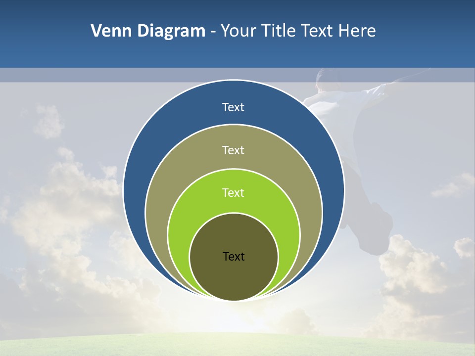 Blue Sunrise Field PowerPoint Template