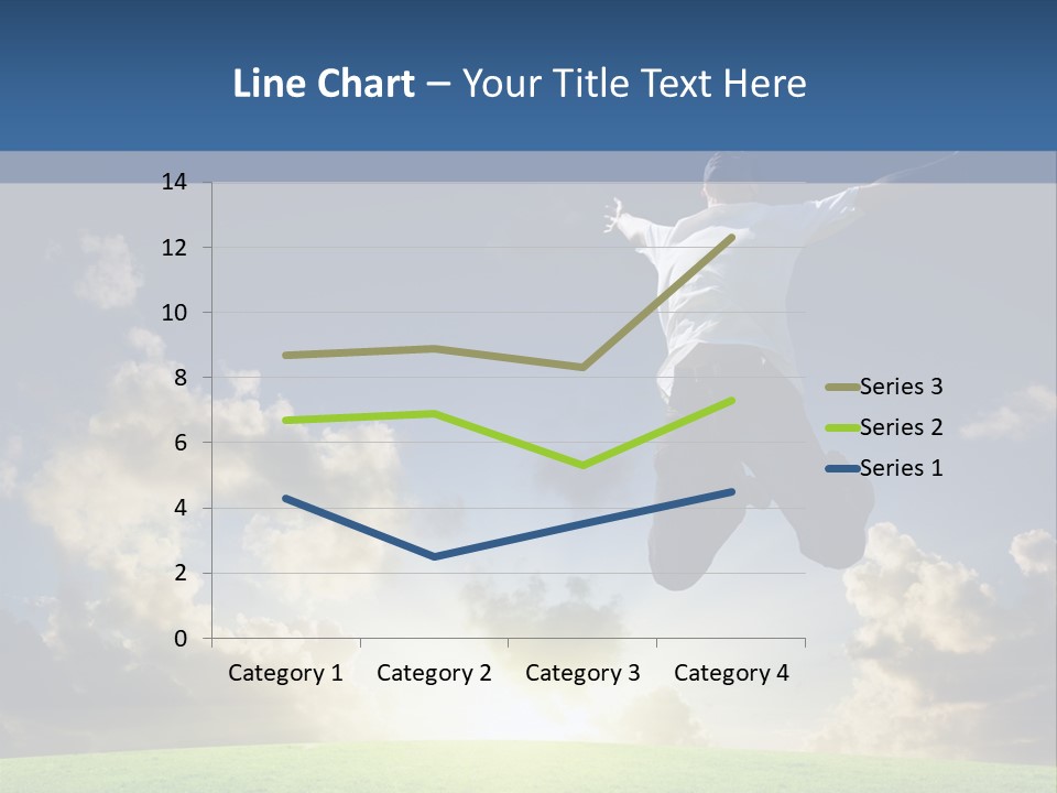 Blue Sunrise Field PowerPoint Template