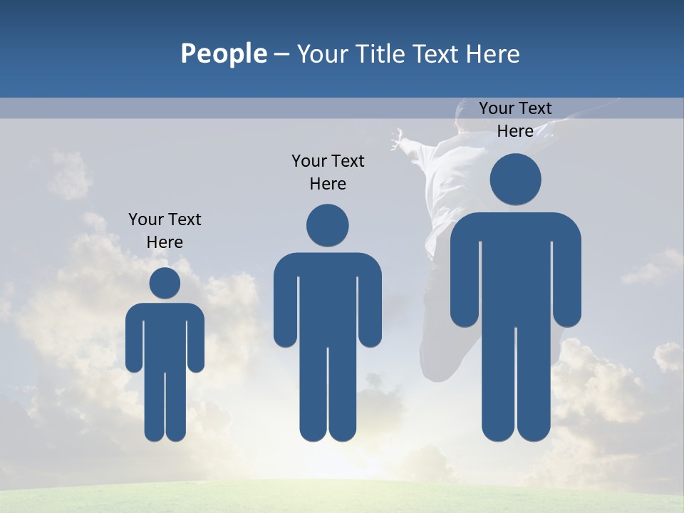 Blue Sunrise Field PowerPoint Template