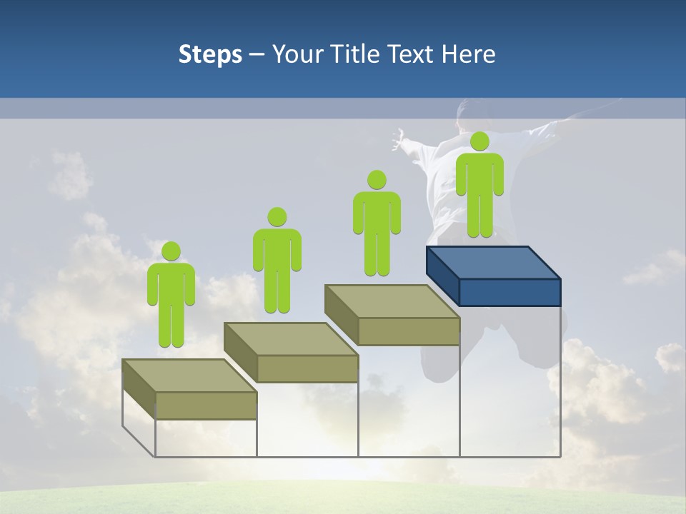 Blue Sunrise Field PowerPoint Template