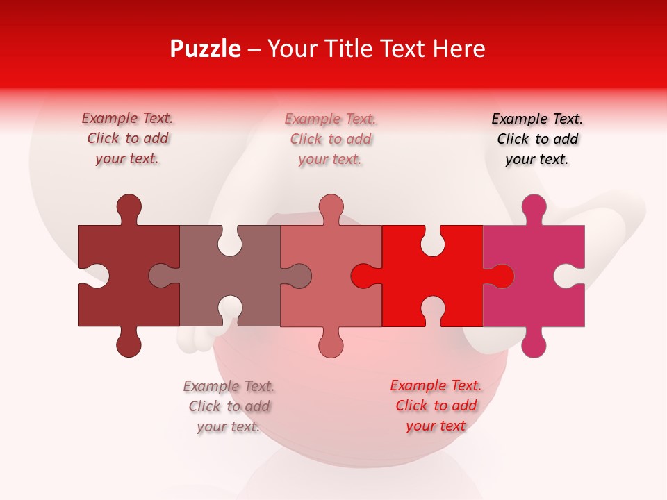 Healthy Stretch People PowerPoint Template