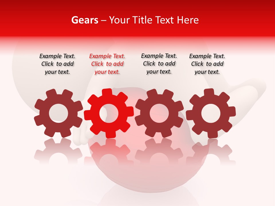 Healthy Stretch People PowerPoint Template