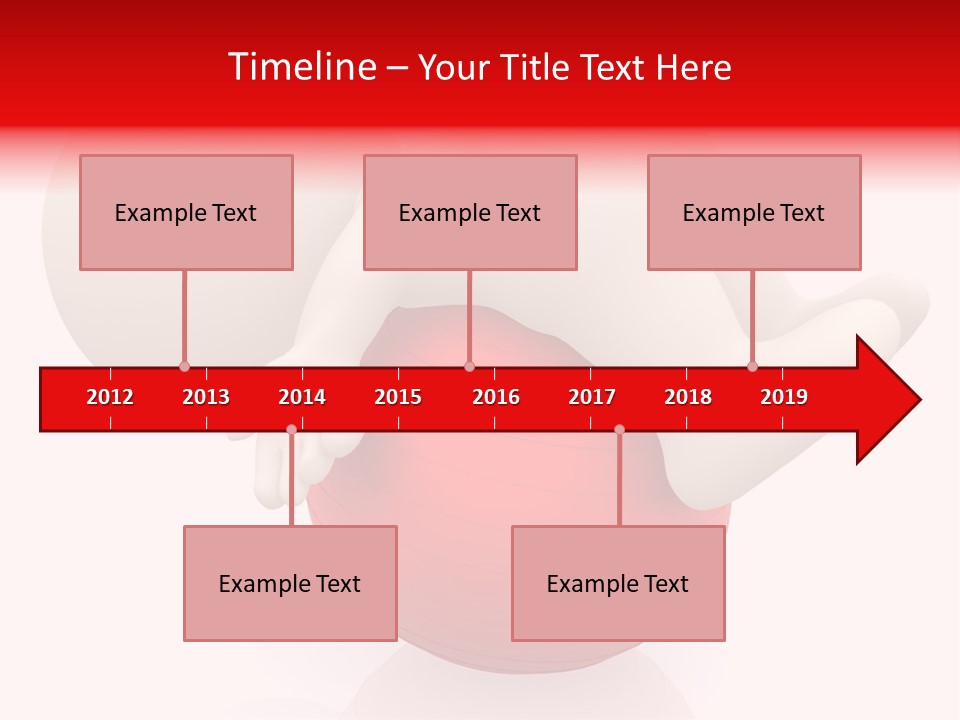 Healthy Stretch People PowerPoint Template