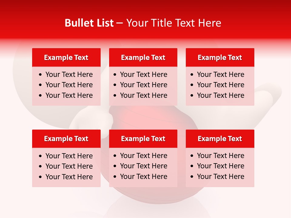 Healthy Stretch People PowerPoint Template