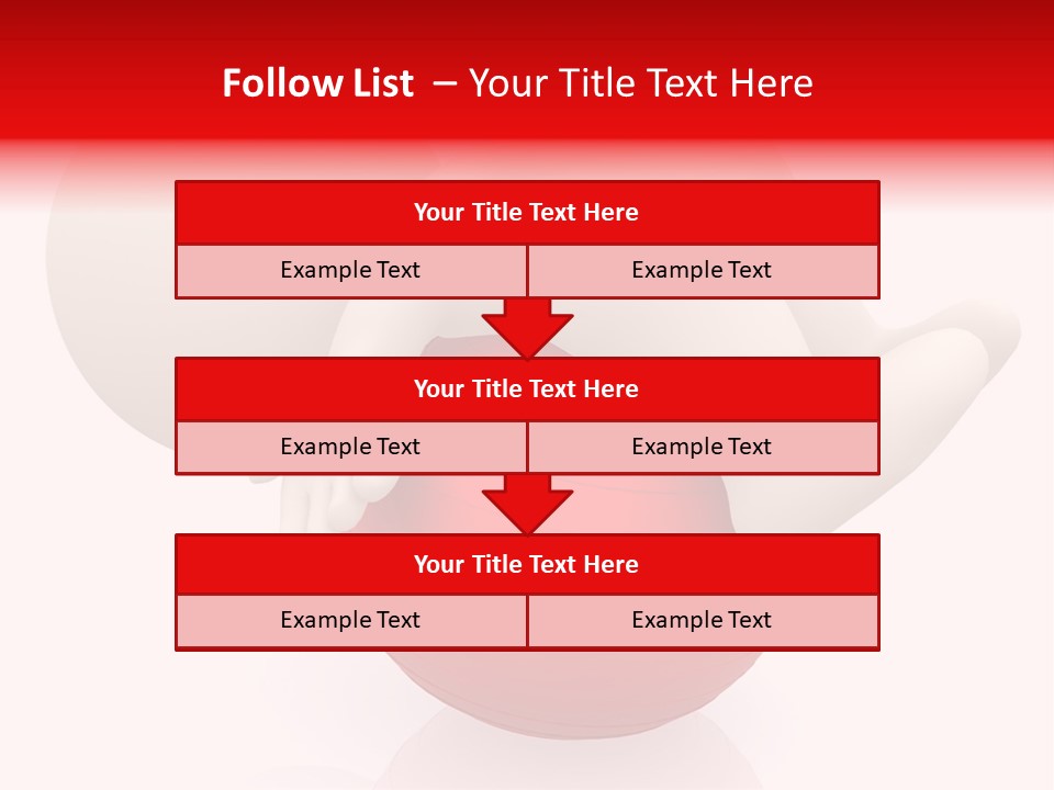 Healthy Stretch People PowerPoint Template