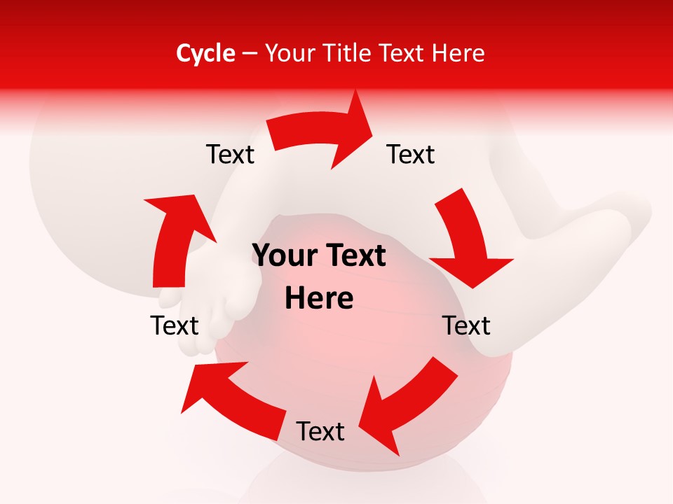 Healthy Stretch People PowerPoint Template