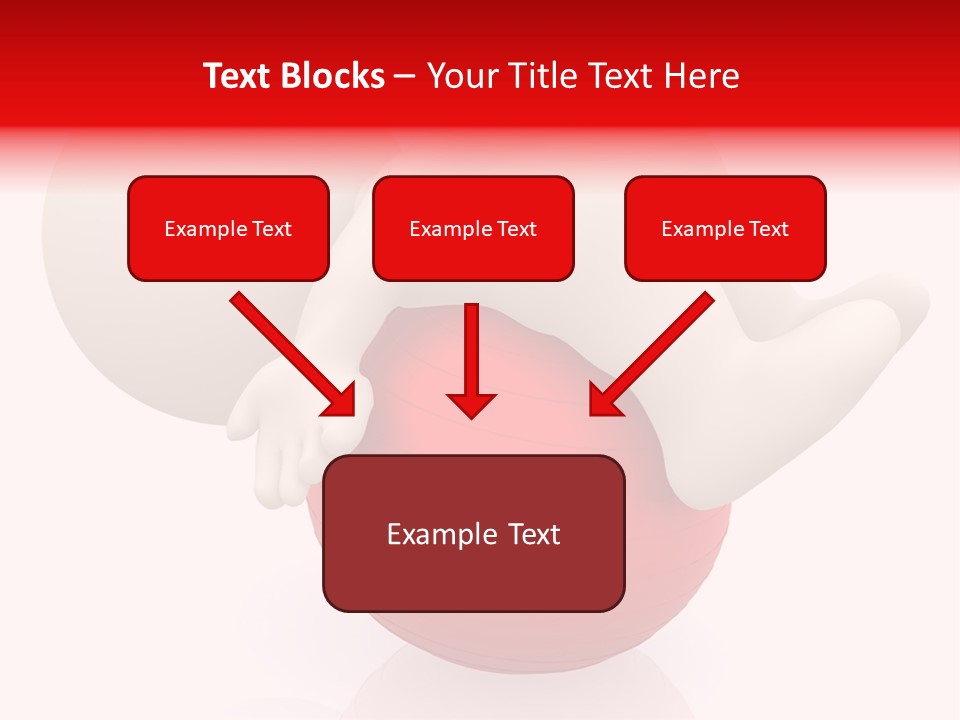 Healthy Stretch People PowerPoint Template