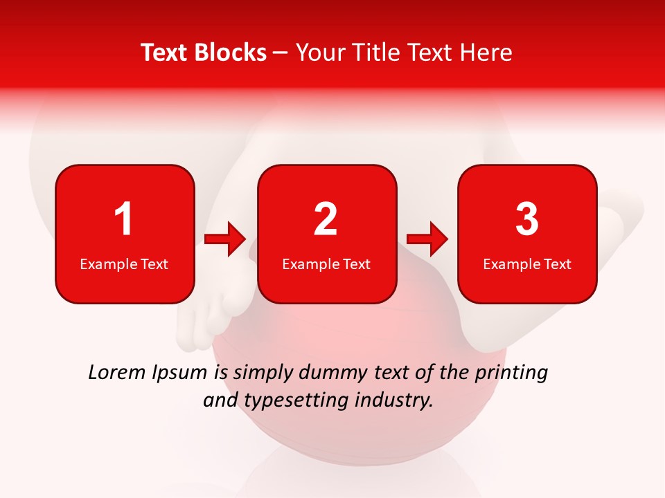 Healthy Stretch People PowerPoint Template