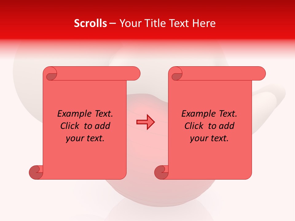Healthy Stretch People PowerPoint Template