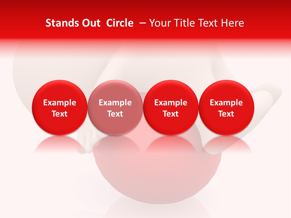 Healthy Stretch People PowerPoint Template