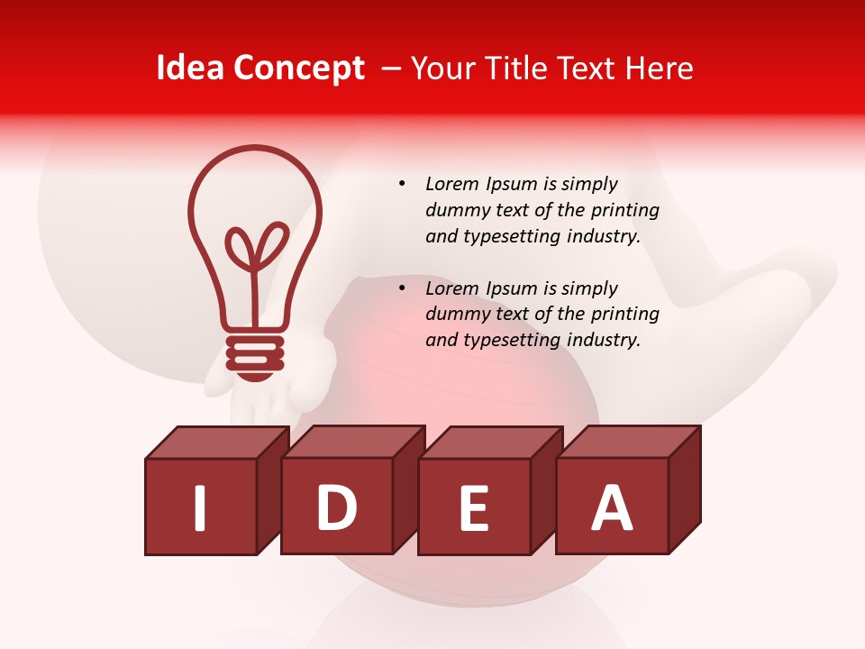 Healthy Stretch People PowerPoint Template