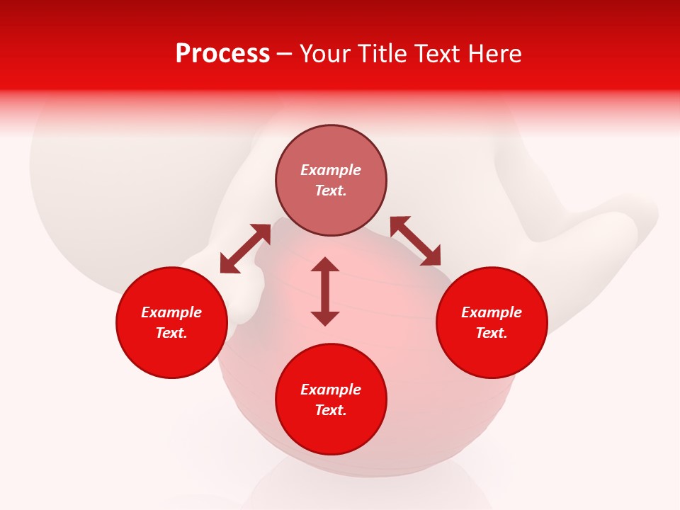 Healthy Stretch People PowerPoint Template