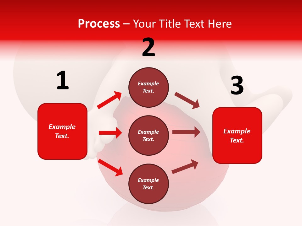 Healthy Stretch People PowerPoint Template