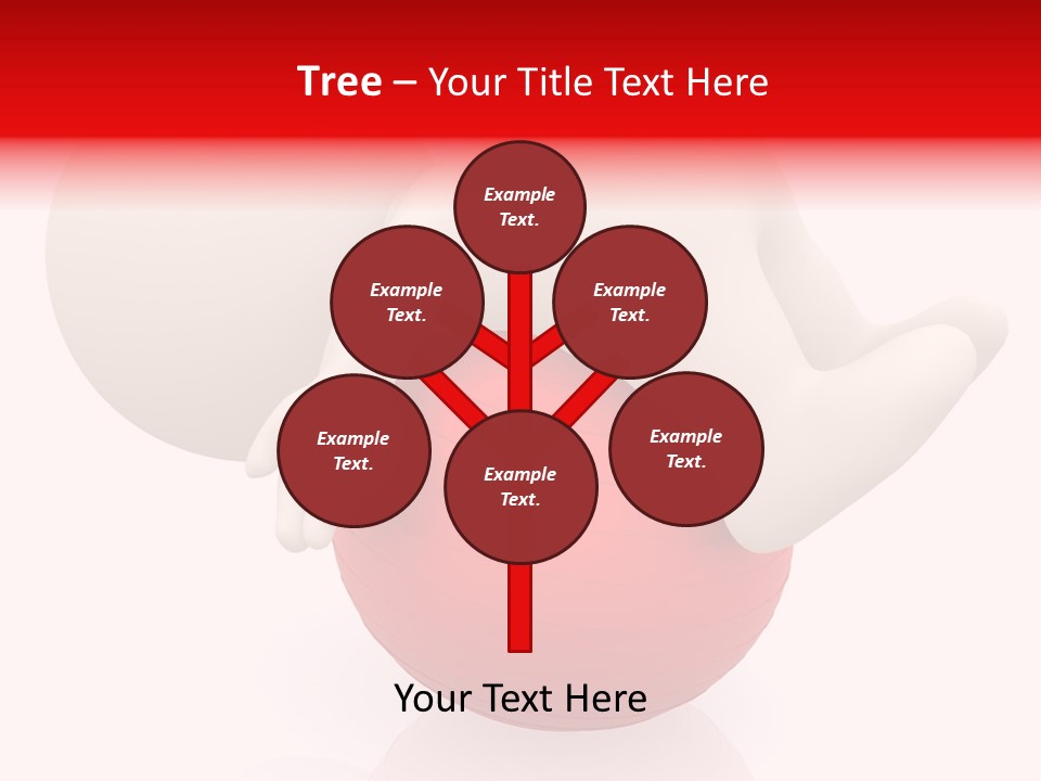 Healthy Stretch People PowerPoint Template