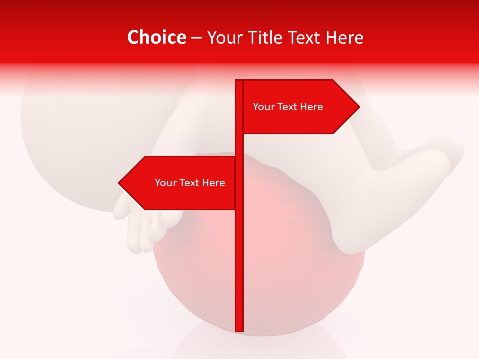 Healthy Stretch People PowerPoint Template