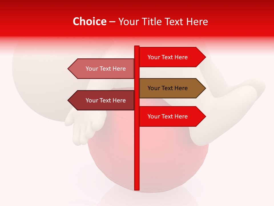 Healthy Stretch People PowerPoint Template