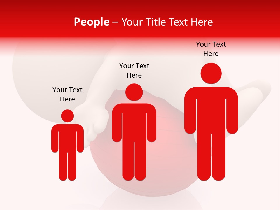 Healthy Stretch People PowerPoint Template