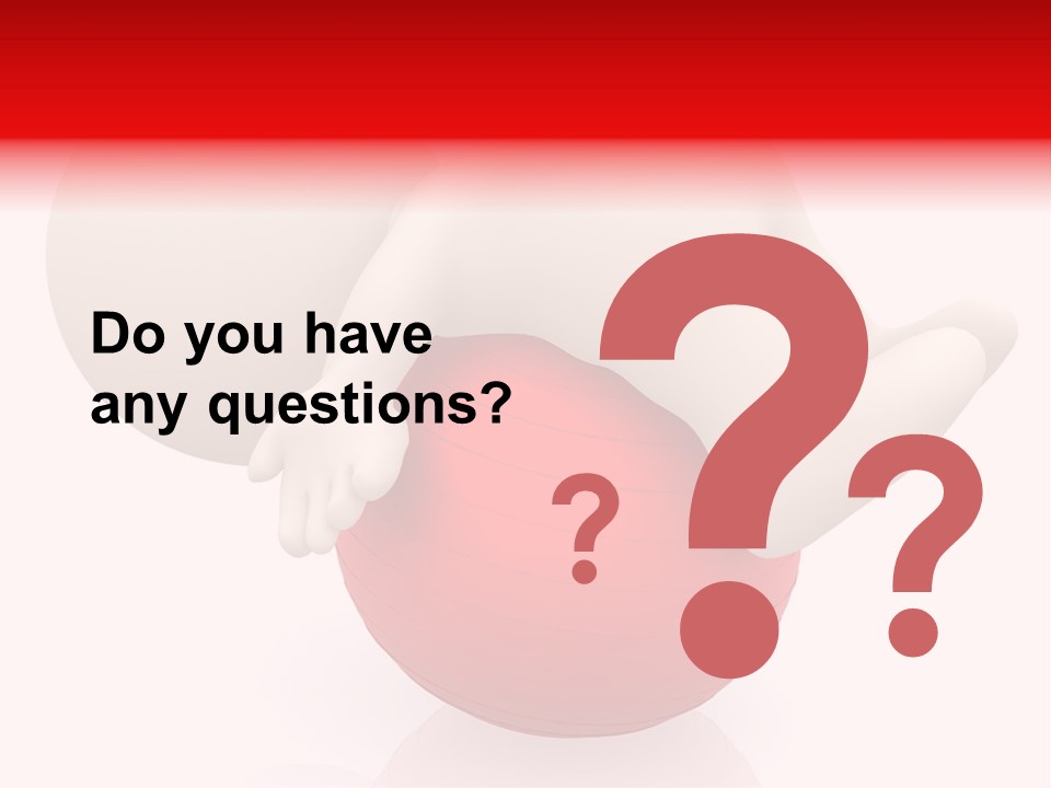 Healthy Stretch People PowerPoint Template