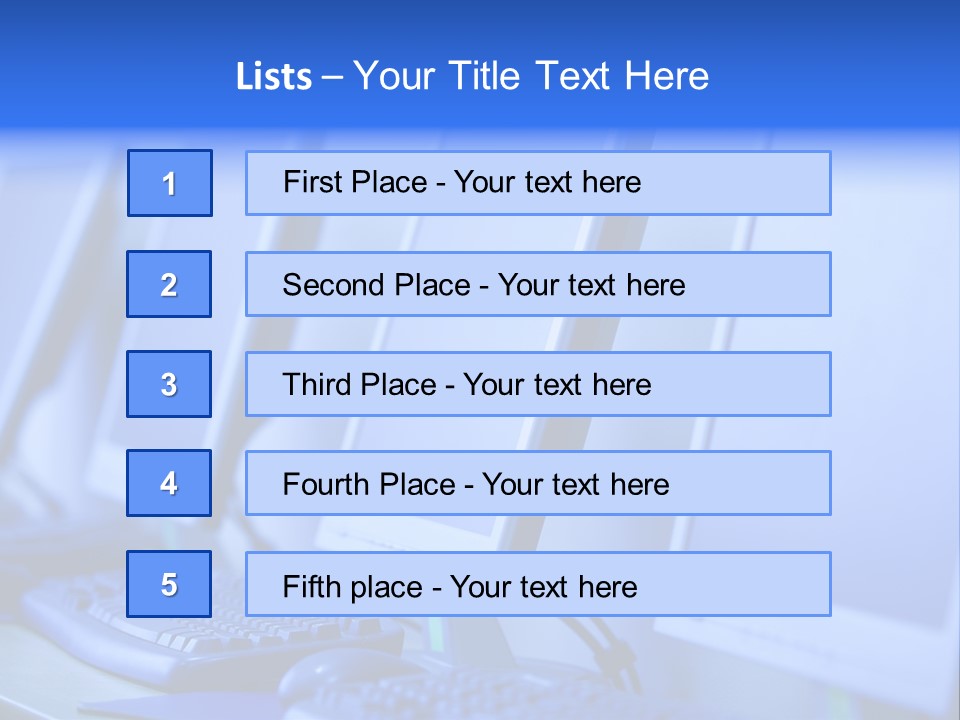 Row Photo Work PowerPoint Template