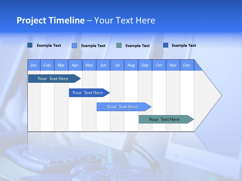 Row Photo Work PowerPoint Template