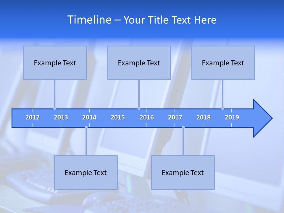 Row Photo Work PowerPoint Template