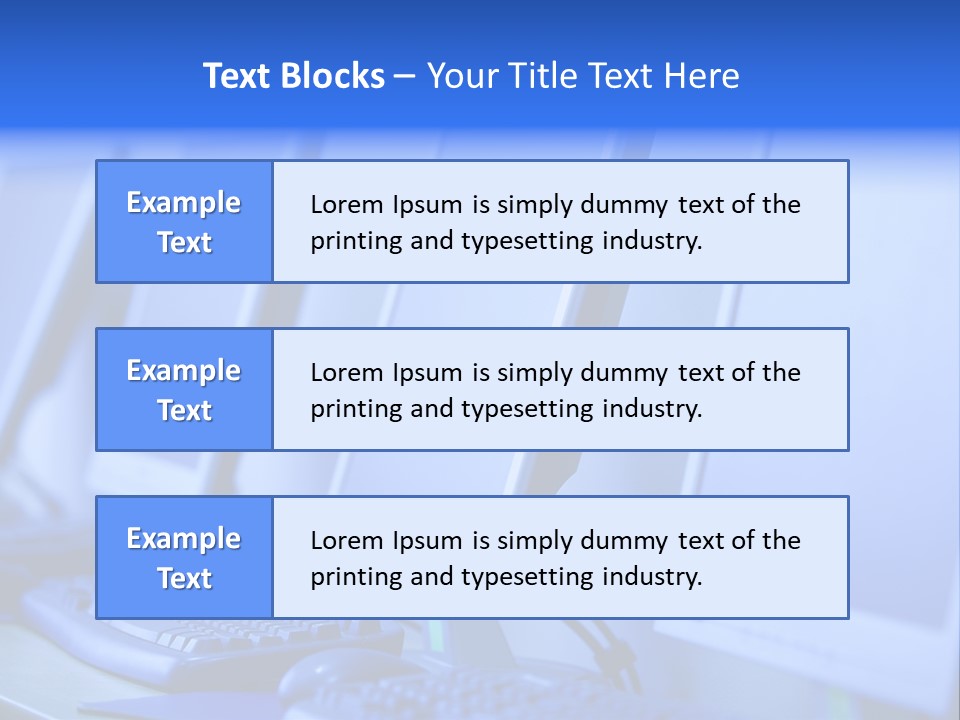 Row Photo Work PowerPoint Template