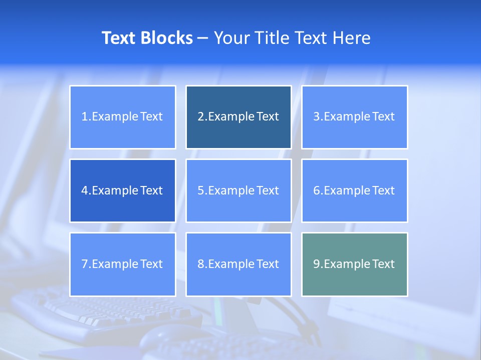 Row Photo Work PowerPoint Template