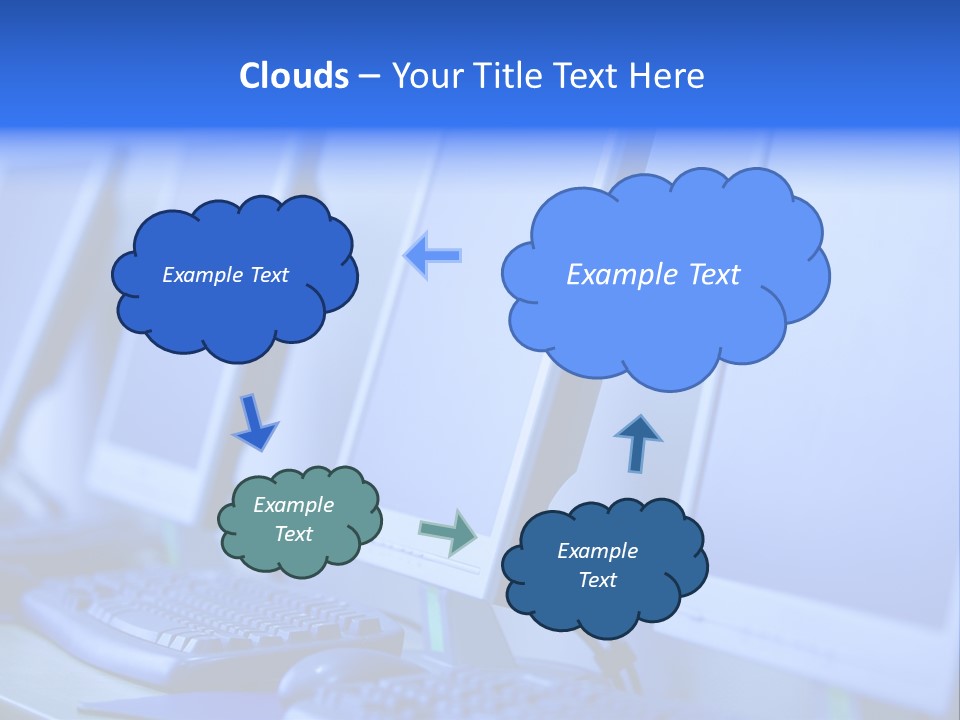 Row Photo Work PowerPoint Template