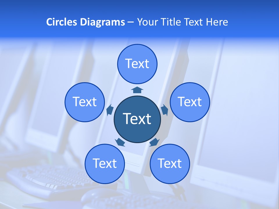 Row Photo Work PowerPoint Template
