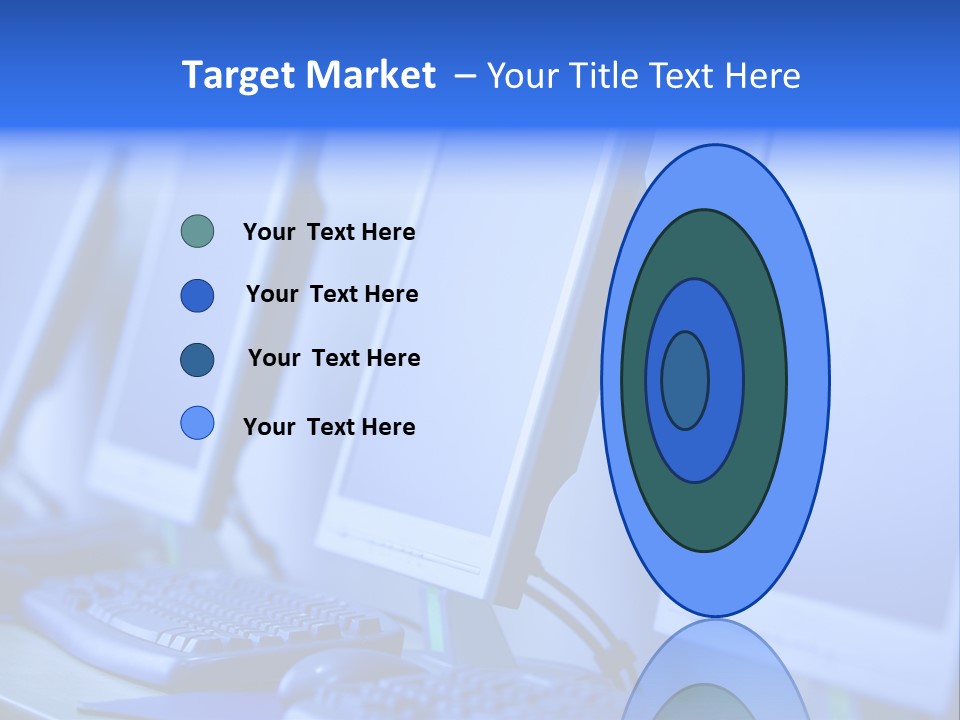 Row Photo Work PowerPoint Template