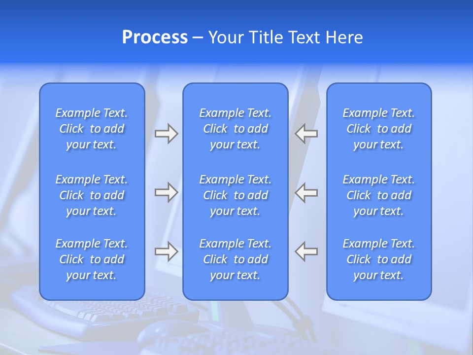 Row Photo Work PowerPoint Template