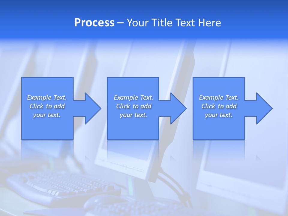 Row Photo Work PowerPoint Template
