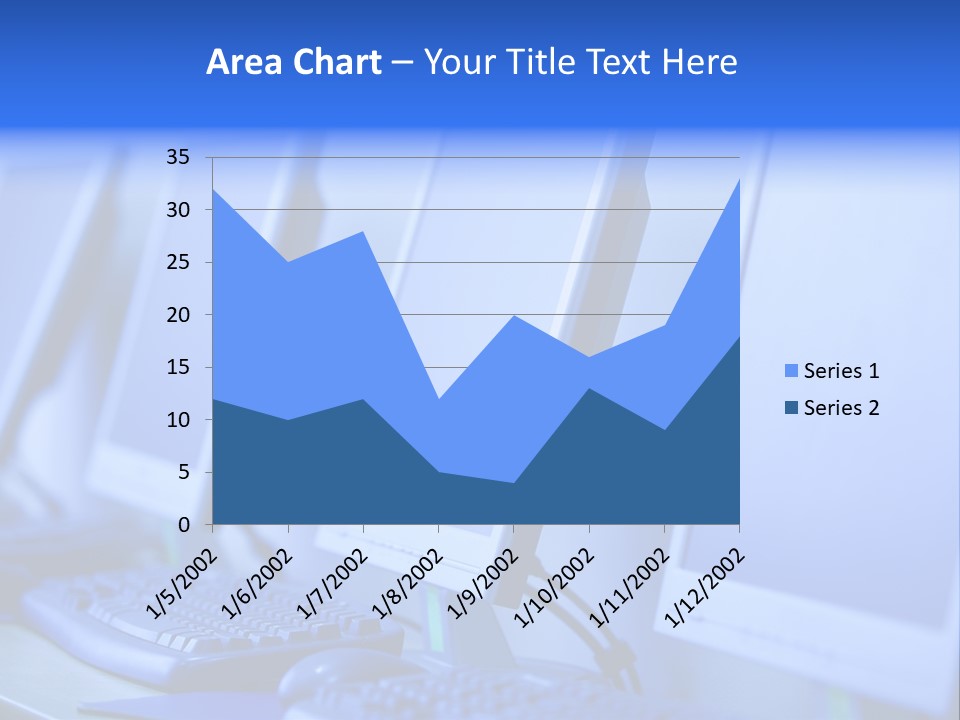 Row Photo Work PowerPoint Template