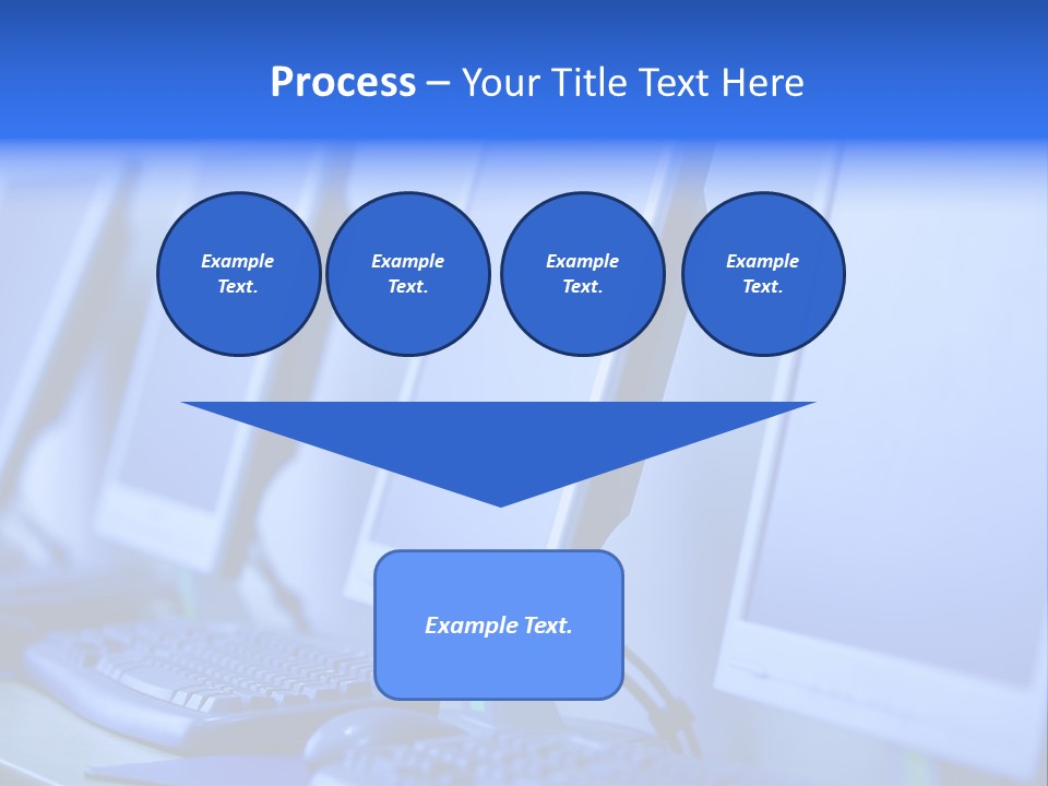 Row Photo Work PowerPoint Template
