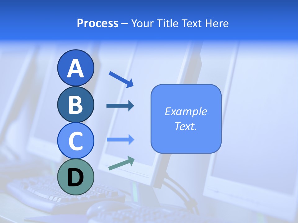 Row Photo Work PowerPoint Template