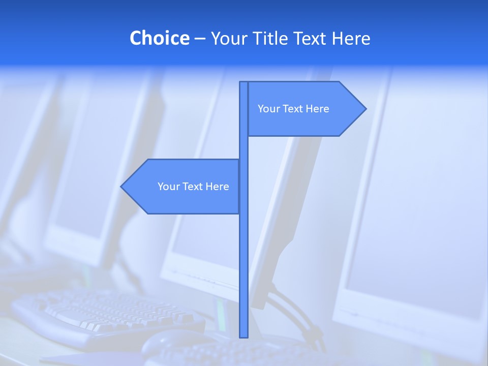 Row Photo Work PowerPoint Template
