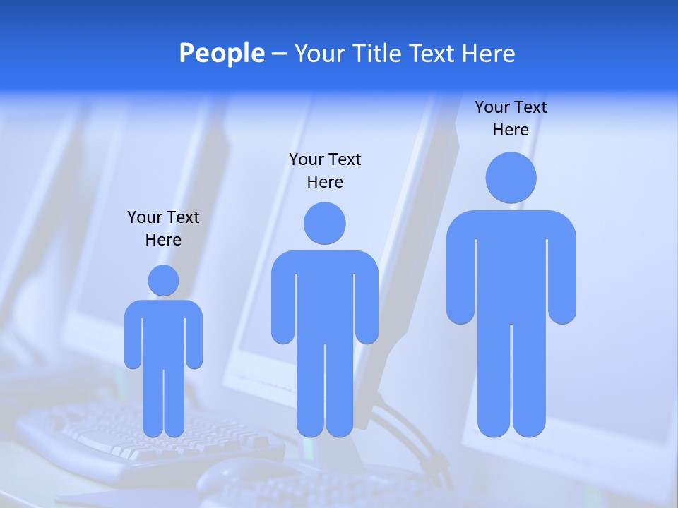 Row Photo Work PowerPoint Template