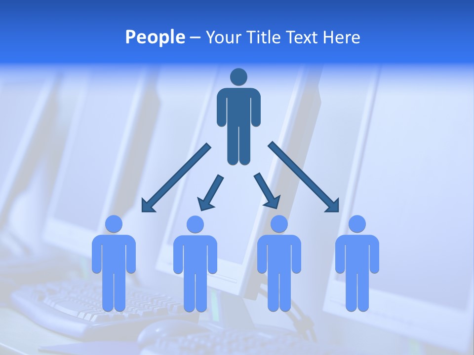 Row Photo Work PowerPoint Template