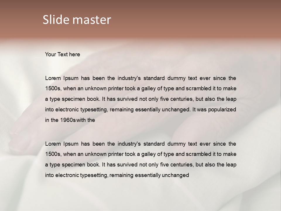 Death Quiet Old PowerPoint Template