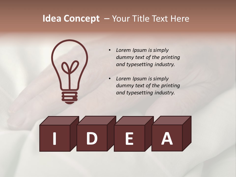 Death Quiet Old PowerPoint Template