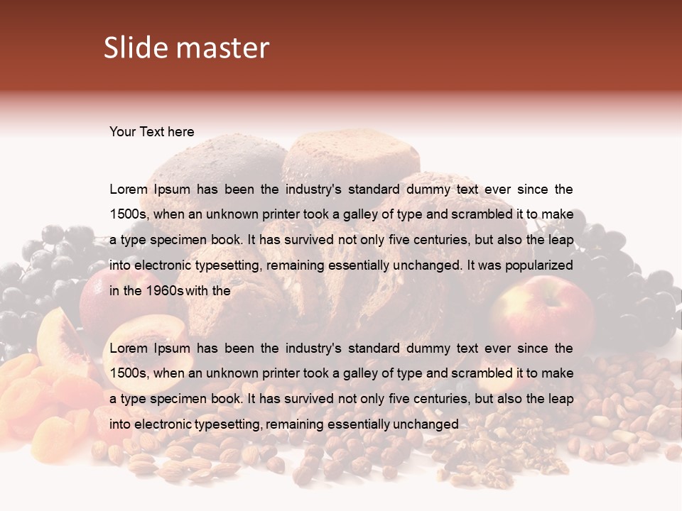 Eating Whole Wheat PowerPoint Template
